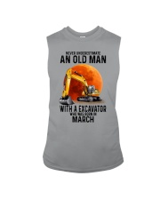 03 excavator old man color Sleeveless Tee tile