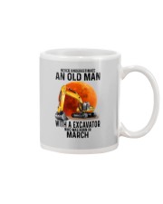 03 excavator old man color Mug tile