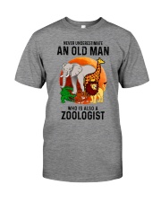 zoologist old man Premium Fit Mens Tee tile