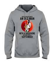09 saxophone old man never Hooded Sweatshirt tile
