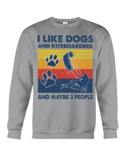 like-dogs-Kiteboarding Crewneck Sweatshirt tile