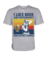 Photography Like Beer V-Neck T-Shirt tile