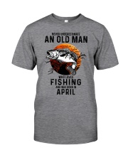 fishing-old-man-4 Classic T-Shirt front