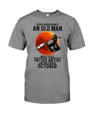 10 tatoo artist never old man Premium Fit Mens Tee tile