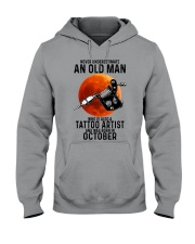 10 tatoo artist never old man Hooded Sweatshirt tile