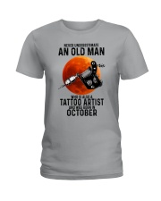 10 tatoo artist never old man Ladies T-Shirt tile