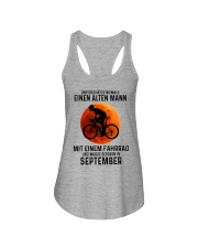 09 Cycling OId Man German Ladies Flowy Tank tile