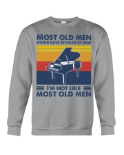 most old men piano Crewneck Sweatshirt tile