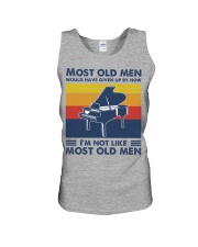 most old men piano Unisex Tank tile