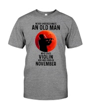Violin Old Man Never 11 Premium Fit Mens Tee tile