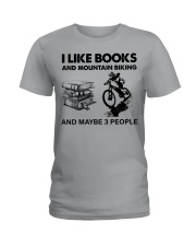 likebook-mountain biking Ladies T-Shirt tile