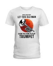 Trumpet Let This Old Man Ladies T-Shirt tile
