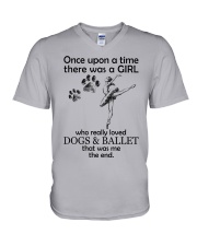 ballet once upon V-Neck T-Shirt tile