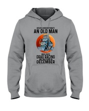 drag racing old man never 12 Hooded Sweatshirt tile