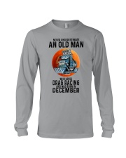 drag racing old man never 12 Long Sleeve Tee tile