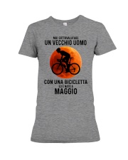 05 cycling old man italy Premium Fit Ladies Tee tile