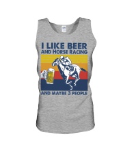 Horse Racing-like beer Unisex Tank tile