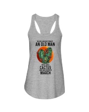 03 cactus never old man Ladies Flowy Tank tile