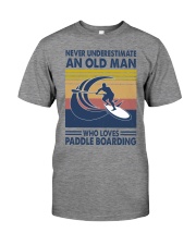 paddle boarding oldman vintage Premium Fit Mens Tee tile