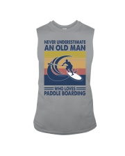 paddle boarding oldman vintage Sleeveless Tee tile