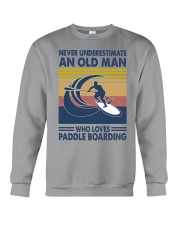 paddle boarding oldman vintage Crewneck Sweatshirt tile