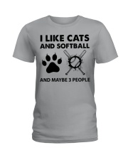 like-cats-softball Ladies T-Shirt tile