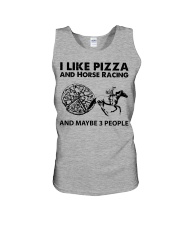 like-pizza-Horse-Racing Unisex Tank tile