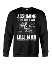 Assuming Boxing Old Man Crewneck Sweatshirt tile