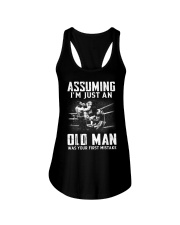 Assuming Boxing Old Man Ladies Flowy Tank tile