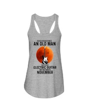 11 Electric guitar old man Ladies Flowy Tank tile