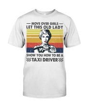 Taxi Driver Old Lady Premium Fit Mens Tee tile