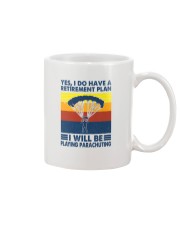 Parachuting Retirement Plan Mug tile
