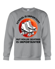 red school-roller skating Crewneck Sweatshirt tile