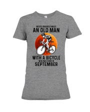 09 cycling never old man Premium Fit Ladies Tee tile