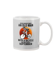 09 cycling never old man Mug tile