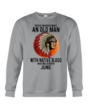 06 native blood old man Crewneck Sweatshirt tile
