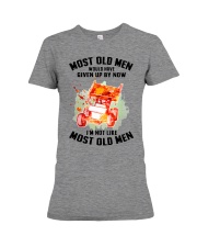 old man sprint car racing Premium Fit Ladies Tee tile