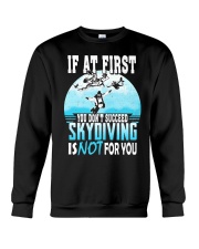 skydiving-first-succeed Crewneck Sweatshirt tile