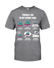 things ido Roller skating Classic T-Shirt tile