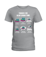 things ido Roller skating Ladies T-Shirt tile