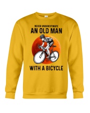 cycling never old man Crewneck Sweatshirt tile