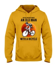 cycling never old man Hooded Sweatshirt tile