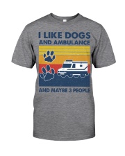like-dogs-Ambulance Classic T-Shirt front
