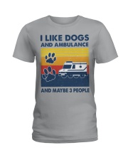 like-dogs-Ambulance Ladies T-Shirt tile