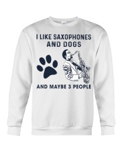 I Like Saxophones And Dogs Crewneck Sweatshirt tile