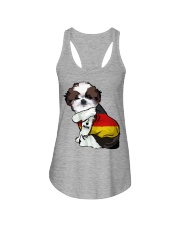 shih tzu germany Ladies Flowy Tank tile