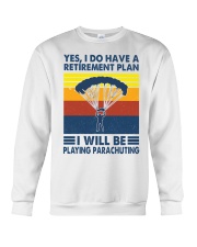 parachuting plan Crewneck Sweatshirt tile