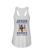 horses savior Ladies Flowy Tank tile