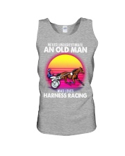 black old Harness racing Unisex Tank tile