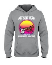 black old Harness racing Hooded Sweatshirt tile